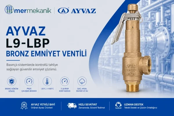 Ayvaz L9-LBP Emniyet Ventili