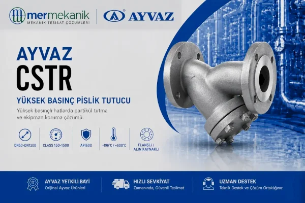 Ayvaz CSTR Yüksek Basınç Pislik Tutucu