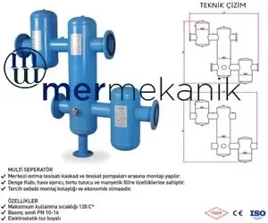 Multi Seperatör 141-210KW DN80