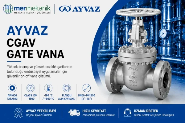 Ayvaz CGAV Gate Vana API 600